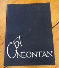 Vintage 1951 Oneontan Oneonta New York Teachers College Yearbook  picture