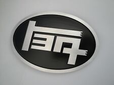 TOYOTA TEQ EMBLEM JAPANESE BADGE MACHINE FINISHED METAL BLACK CAMRY 4RUNNER ETC picture