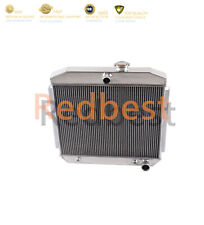 Aluminum Radiator 3Row For 55-56 57 Chevy 150/210/Bel Air/Del Ray/Nomad V8 #5057 picture