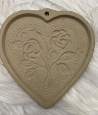 Brown Bag Cookie Art Mold Press 1992 Mill Design Roses Rare picture