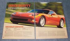 2008 Chevy Corvette Road Test Info Article 