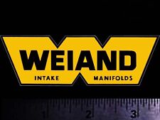 WEIAND Intake Manifolds - Original Vintage 1960's 70's Racing Decal/Sticker picture