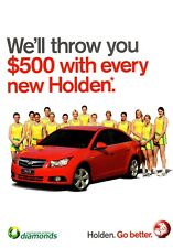 Holden Cruze Cup Card See also Brochure listed  picture