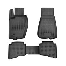 OMAC Floor Mats Liner for Jeep Commander 2005-2010 Black TPE All-Weather 4 Pcs picture