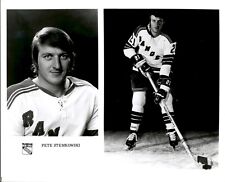 PF17 Original Photo PETE STEMKOWSKI 1970-77 NEW YORK RANGER NHL HOCKEY CENTER picture