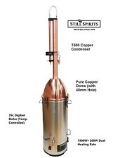 Still Spirits 35L/240V/2400W  T500 Copper Reflux Condenser Still W/H Copper Dome picture