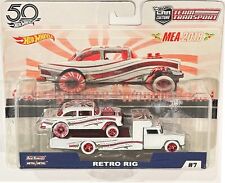 '55 Chevy Bel Air Gasser Custom Hot Wheels Transport Candy Cane MEA Series w/RR* picture