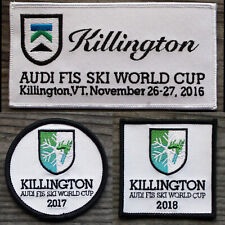 2016 2017 2018 KILLINGTON Audi FIS World Cup Ski 3 Patch Lot Womens SHIFFRIN picture