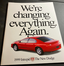 1999 Dodge Intrepid - Vintage Original 26-Page Automotive Dealer Sales Brochure picture