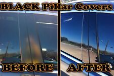 Black Pillar Posts for Dodge Dynasty 88-93 4pc Set Door Cover Trim Piano Kit picture