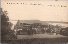 1910s CEDAR LAKE Indiana RPPC Real Photo Postcard 