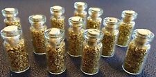 12 Large 2ml Bottles of Gold Leaf Flakes ..... Lowest price online  picture