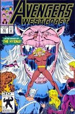 Avengers West Coast (1989) #83 Direct Market VF. Stock Image picture