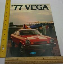 Chevrolet Chevy VEGA 1977 car brochure C93 w/ magazine ad  picture