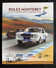 2015 Rolex Monterey Motorsports Reunion Program SIGNED Patterson Shelby GT350 picture