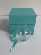 Tiffany & Co ~ 2017 Crystal Glass Ball 75MM Ornament for Christmas ~ New in Box picture