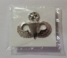 US Army Master Paratrooper -Parachutist Jump Wings Military Wing Clutch Back Pin picture