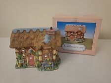Cottontail Lane Lighted Bungalow House Spring Cottage Easter Village Building  picture