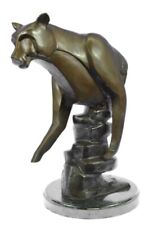 LTD Edition Puma Cougar Panther Lion Bronze Outdoor Backyard Bronze Sculpture picture