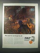 1946 SKF Ball and Roller Bearings Ad - Through the Mill picture