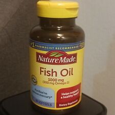 Nature Made Fish Oil 1000mg, 300 mg Omega-3, 90 Softgels Exp 02/25 by Nature picture