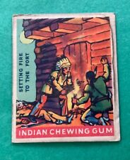 1933 Indian Gum #171 Setting Fire to the Fort  Series 312  R73 picture