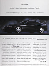 1994 TOYOTA SUPRA Lot (2) Genuine Vintage Ads ~ PACE CAR ~  picture