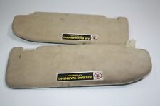 1999-2006  MERCEDES BENZ S S500 S63 S430 CLASS W220 SUEDE TAN SUN VISORS picture