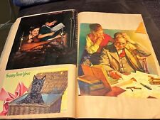 Vintage Ephemera:  1934-1935 Gorgeous Scrapbook Filled w Ads, Magazines, Etc picture