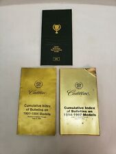 3 Vintage Cadillac Guides 1991, 1991-1994, 1994-1997 Quick Reference Cumulative  picture