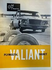 Road Test 1962 Plymouth Valiant Signet illustrated picture