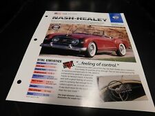 1951-1954 Nash Healey Spec Sheet Brochure Photo Poster 52 53 picture