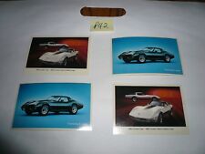 1979 1982 Chevy Corvette Postcards (2 each) Lot of Cards - P42 picture