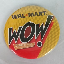 Wal Mart Wow Logo Pinback Button picture