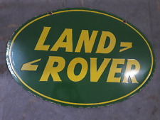 PORCELAIN LAND ROVER ENAMEL SIGN 36X24 INCHES DOUBLE SIDED picture