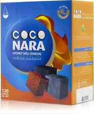 Coco Nara 120 pcs Flat Coconut Shell Charcoal Hookah Incense picture