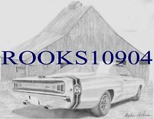 1968 Dodge Super Bee MUSCLE CAR ART PRINT picture