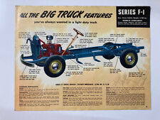 Ford BIG TRUCK Series F-1 F-2 Paper Brochure picture