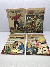 Lot Of Vintage Comics With Damaged Covers Paul Bunyan, Lassie, Teen Age Love ….. picture