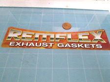 EXHAUST GASKETS REMFLEX Sticker / Decal  ORIGINAL OLD STOCK picture