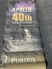 Apollo 11 40th Anniversary Purdue University Lamppost Sign 30 x 76 Inches Large  picture