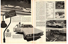 1968 CHEVROLET EL CAMINO 396/350-HP ~ ORIGINAL 6-PAGE ROAD TEST / ARTICLE / AD picture