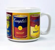 Campbells Soup Can Pop Art Coffee Mug Andy Warhol Style 1998 3 1/2