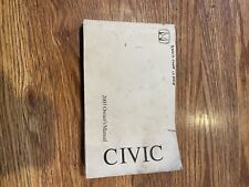 2003 Honda Civic Owners Manual (used) picture