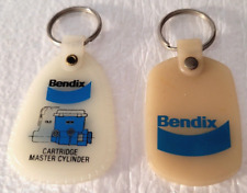 Vtg Lot #2 Bendix Brakes Advertising Logo Keychain Keypad Cartridge Master Cylin picture