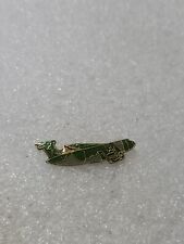 Vintage C5 Galaxy Military Aircraft Airplane Enamel Lapel Pin Single Clutch Back picture