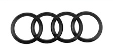 Tailgate Emblem For Audi A4 A6 Trunk Glossy Black Badge 215x70mm picture