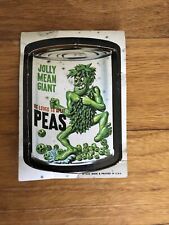 Topps, Wacky Packages, 1967, Jolly Mean Giant, Still Attached, #43 Of #44 picture