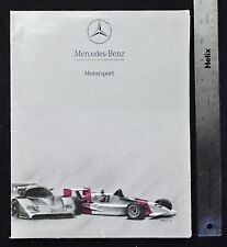 Mercedes-Benz Motorsport Press Kit Photos Tech Drawing IC 108 Indy Car Engine picture