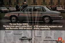 1981 Vintage ad Dodge retro car Auto Vehicle Silver 2-pgs   03/05/23 picture